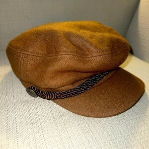 Olive & Pique Captain Fiddler Hat Wool Blend Adjustable